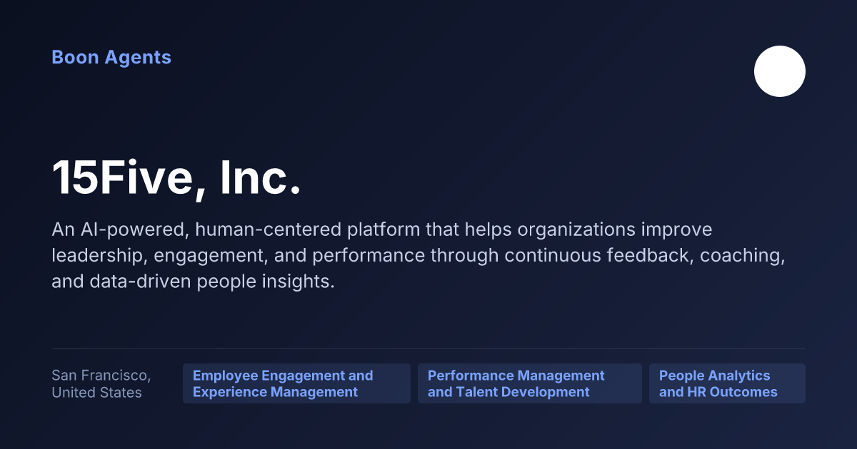15Five, Inc. — company overview