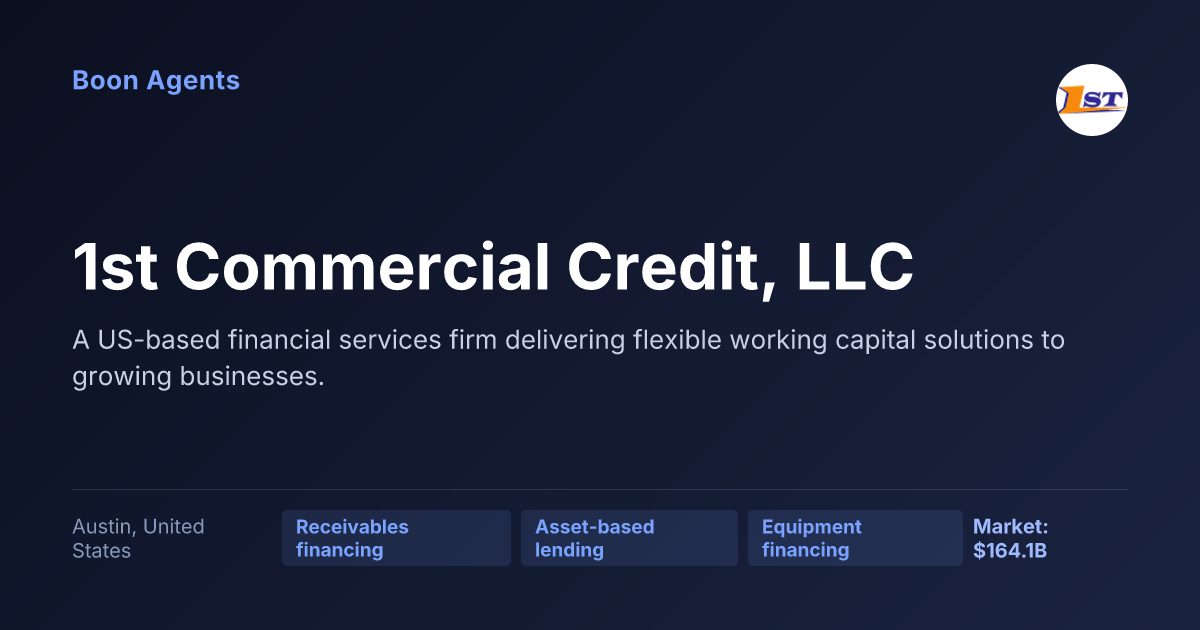 1st Commercial Credit, LLC — company overview