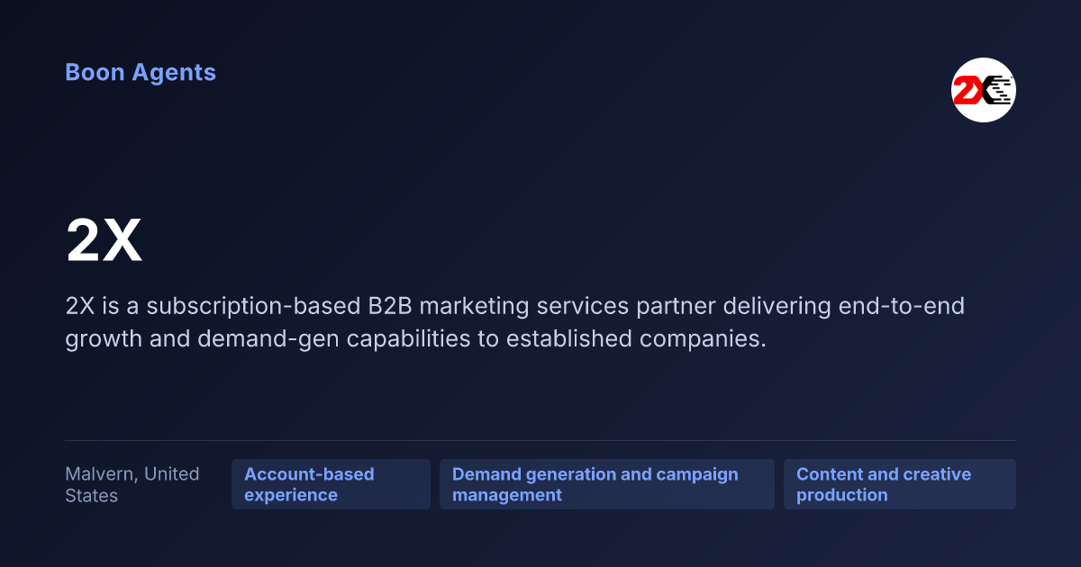 2X — company overview