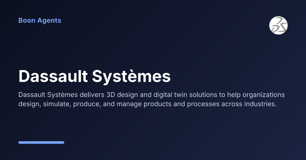 Dassault Systèmes — company overview