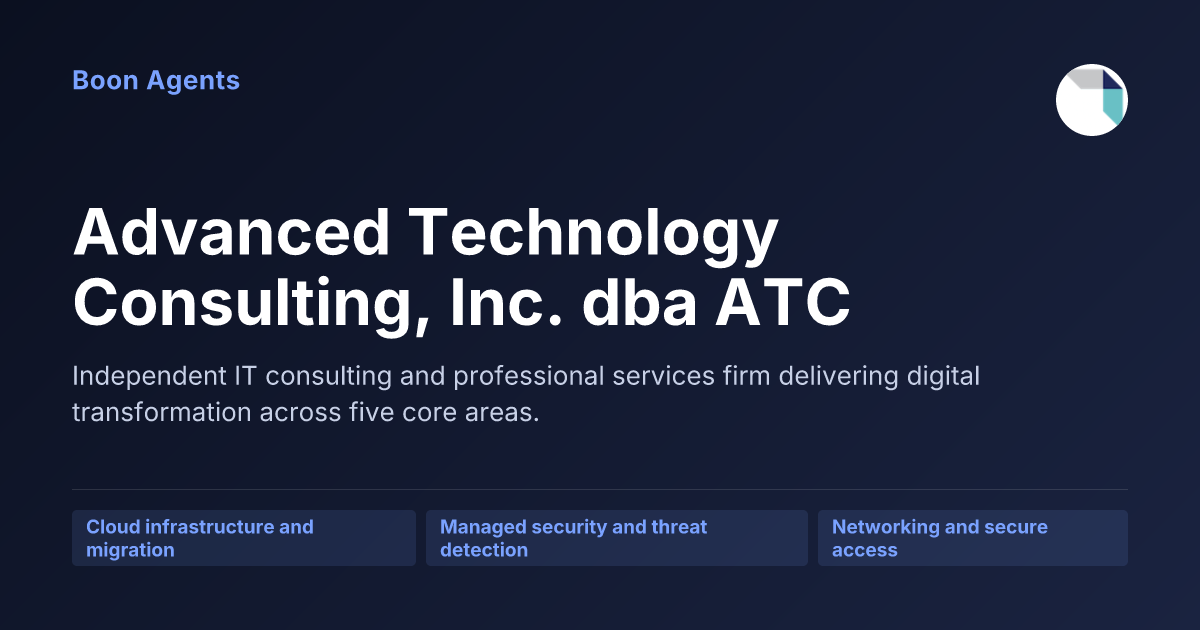 Advanced Technology Consulting, Inc. dba ATC — company overview