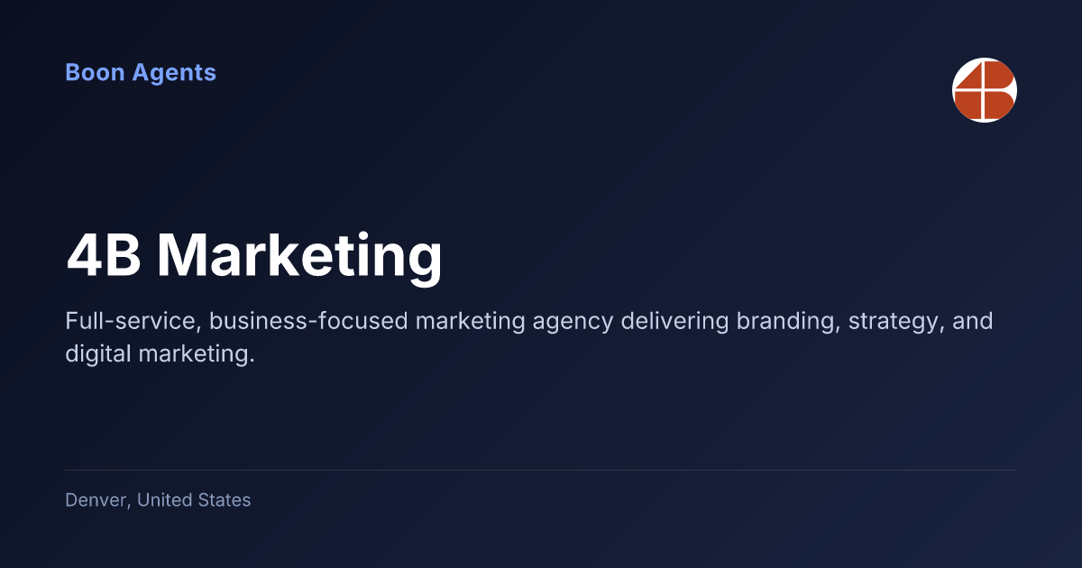 4B Marketing — company overview