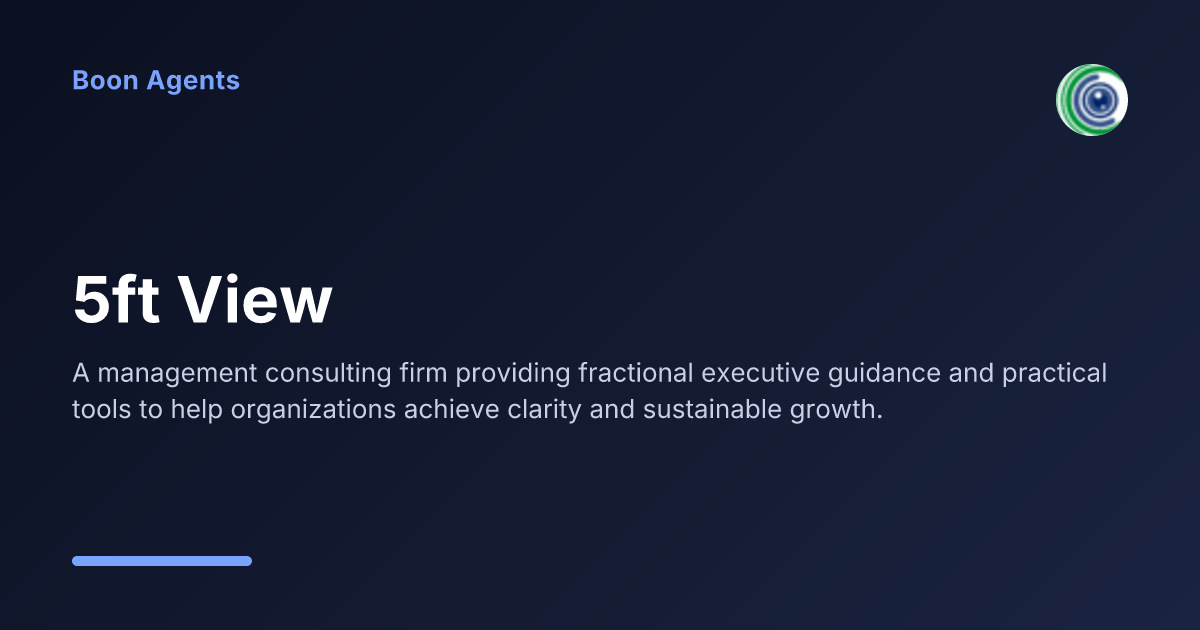 5ft View — company overview