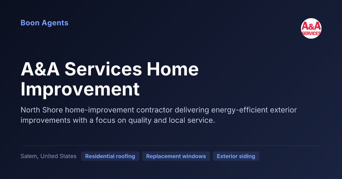 A&A Services Home Improvement — company overview