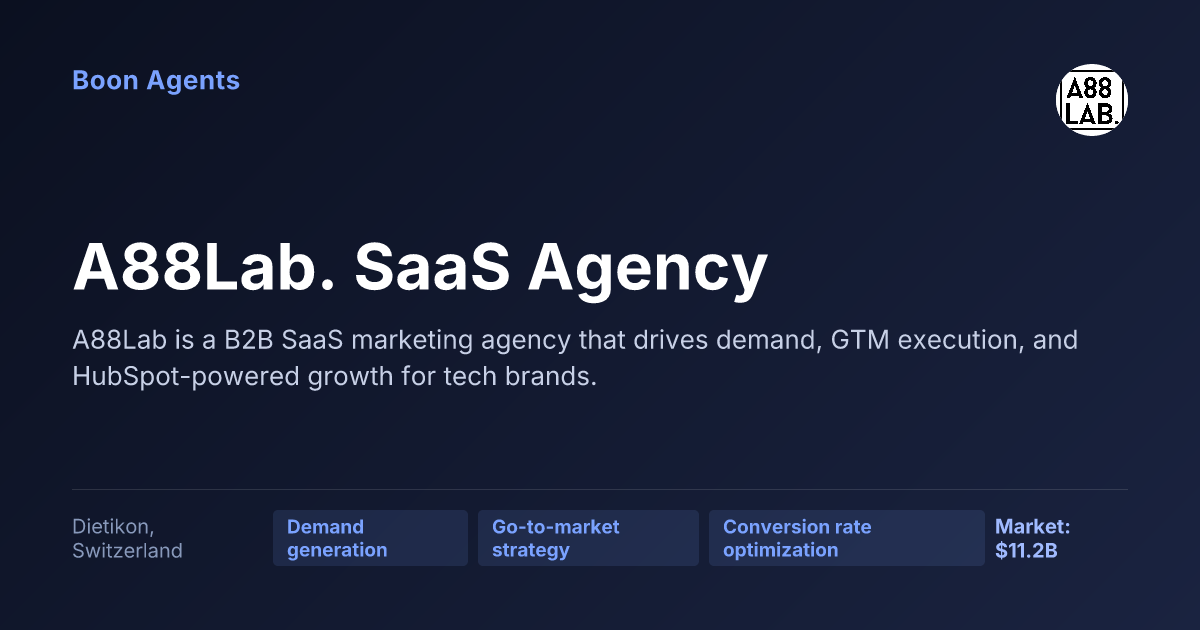 A88Lab. SaaS Agency — company overview