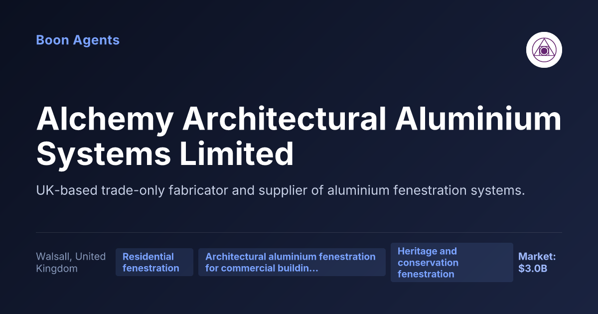 Alchemy Architectural Aluminium Systems Limited — company overview