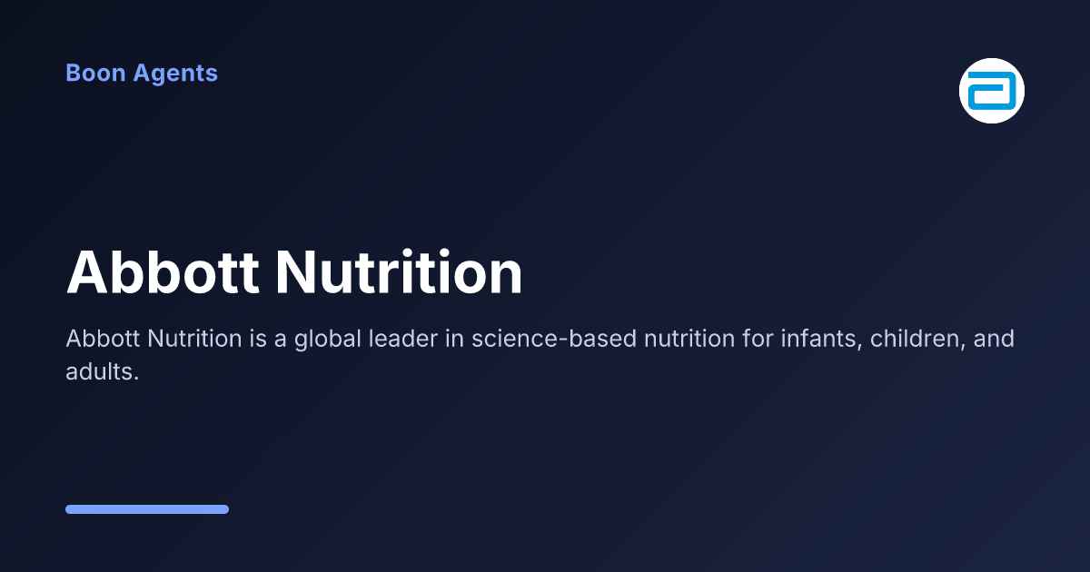 Abbott Nutrition — company overview