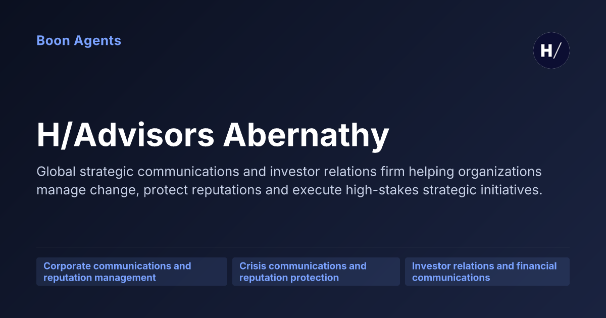 H/Advisors Abernathy — company overview