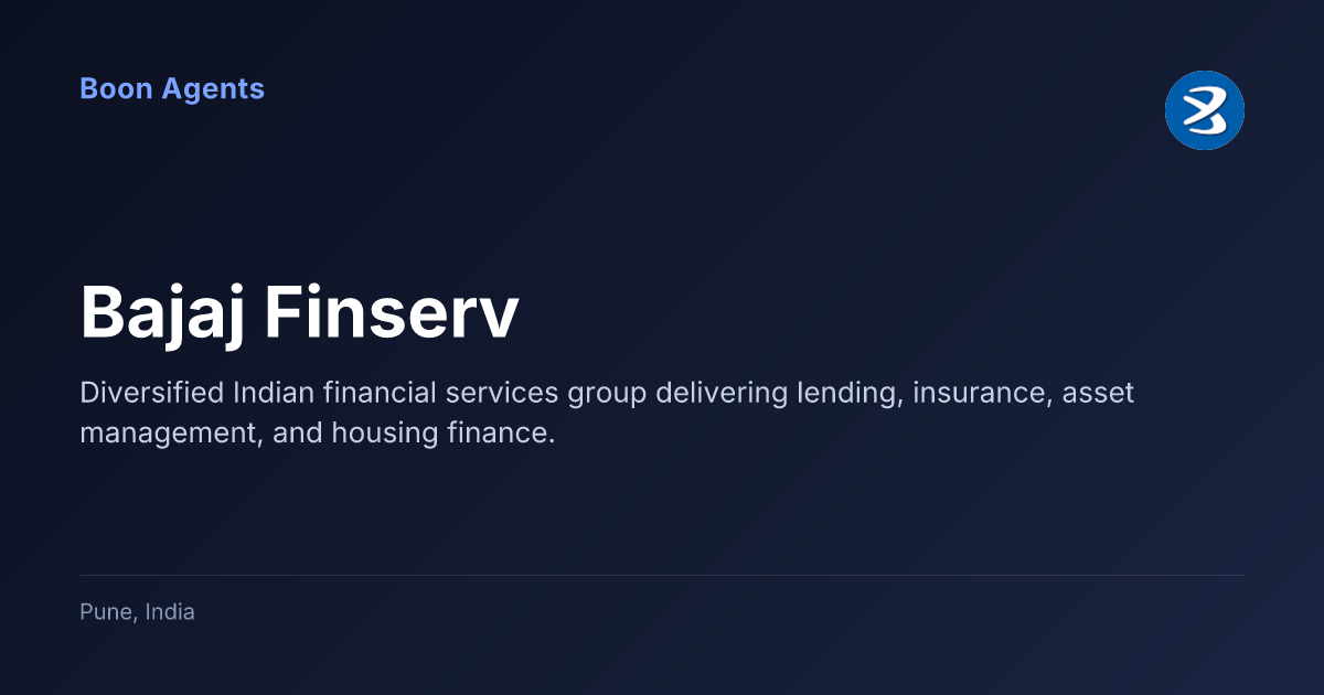 Bajaj Finserv — company overview