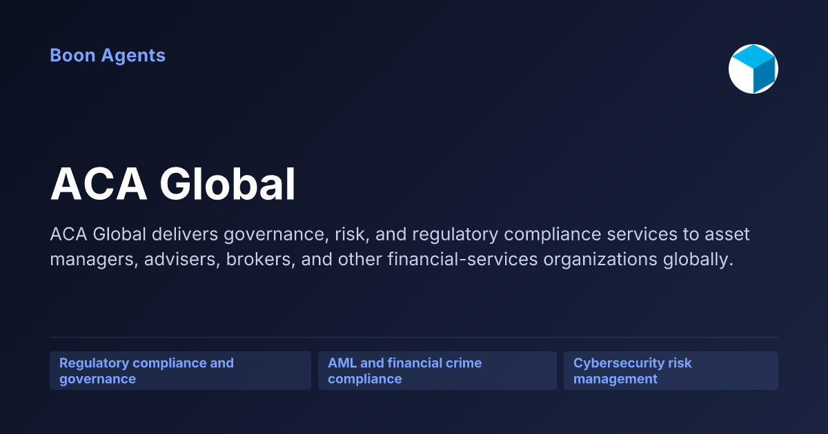 ACA Global — company overview