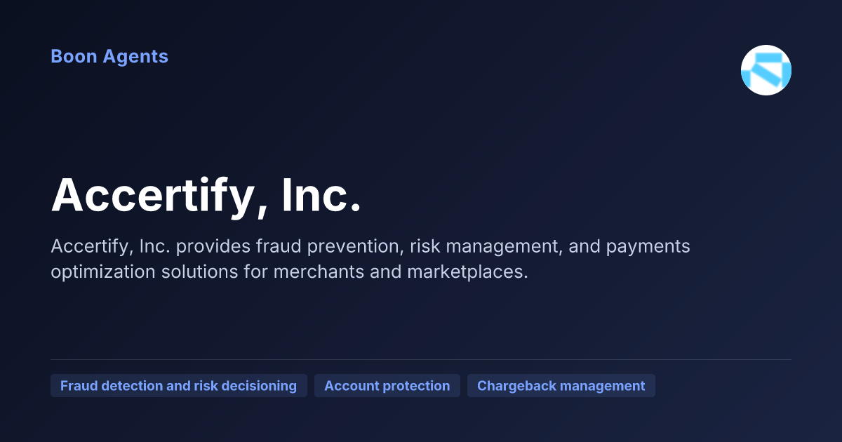 Accertify, Inc. — company overview