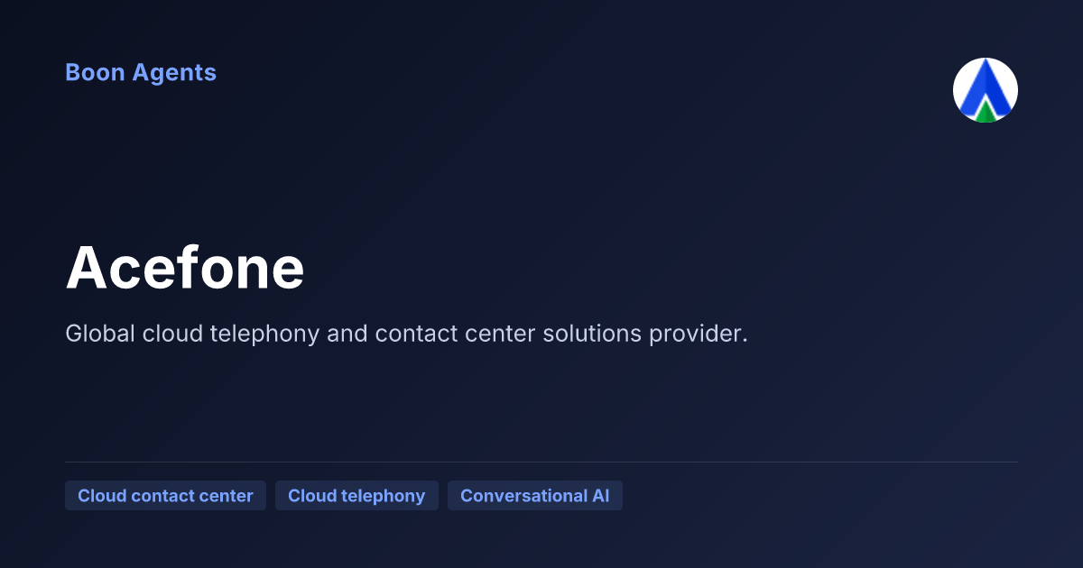 Acefone — company overview