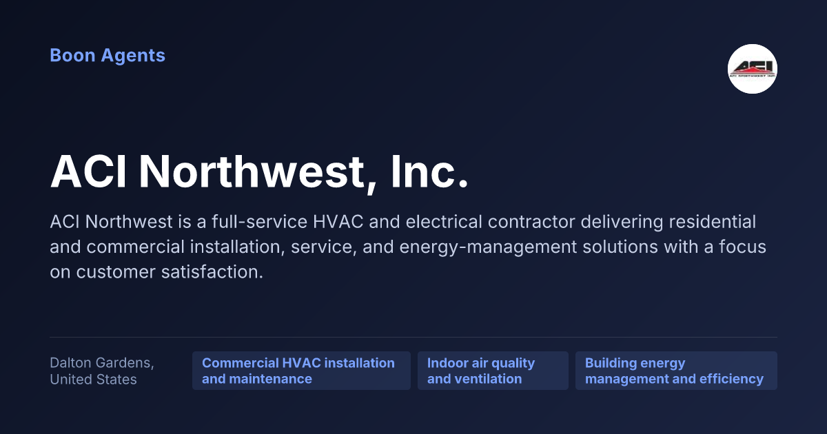 ACI Northwest, Inc. — company overview
