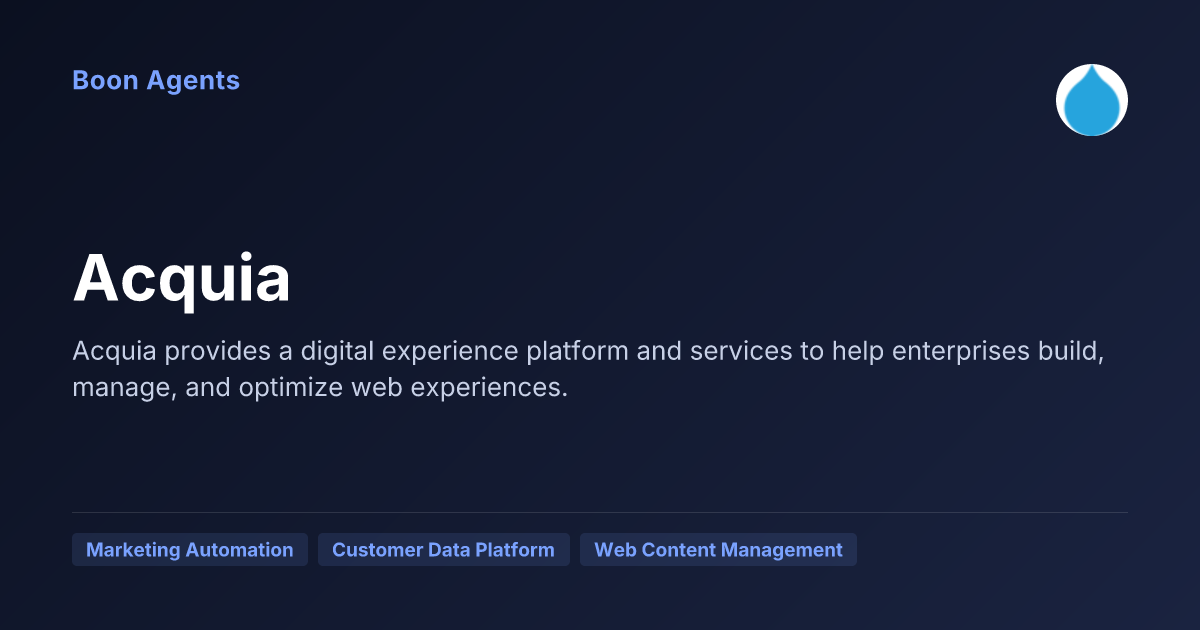 Acquia — company overview