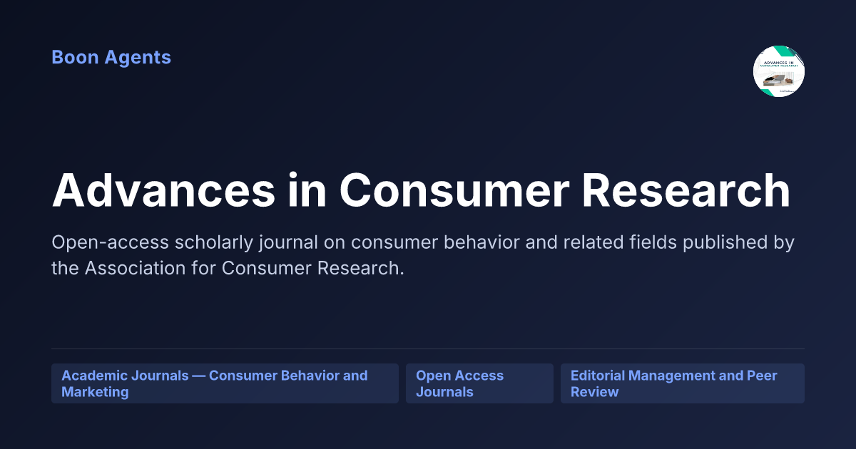 Advances in Consumer Research — company overview