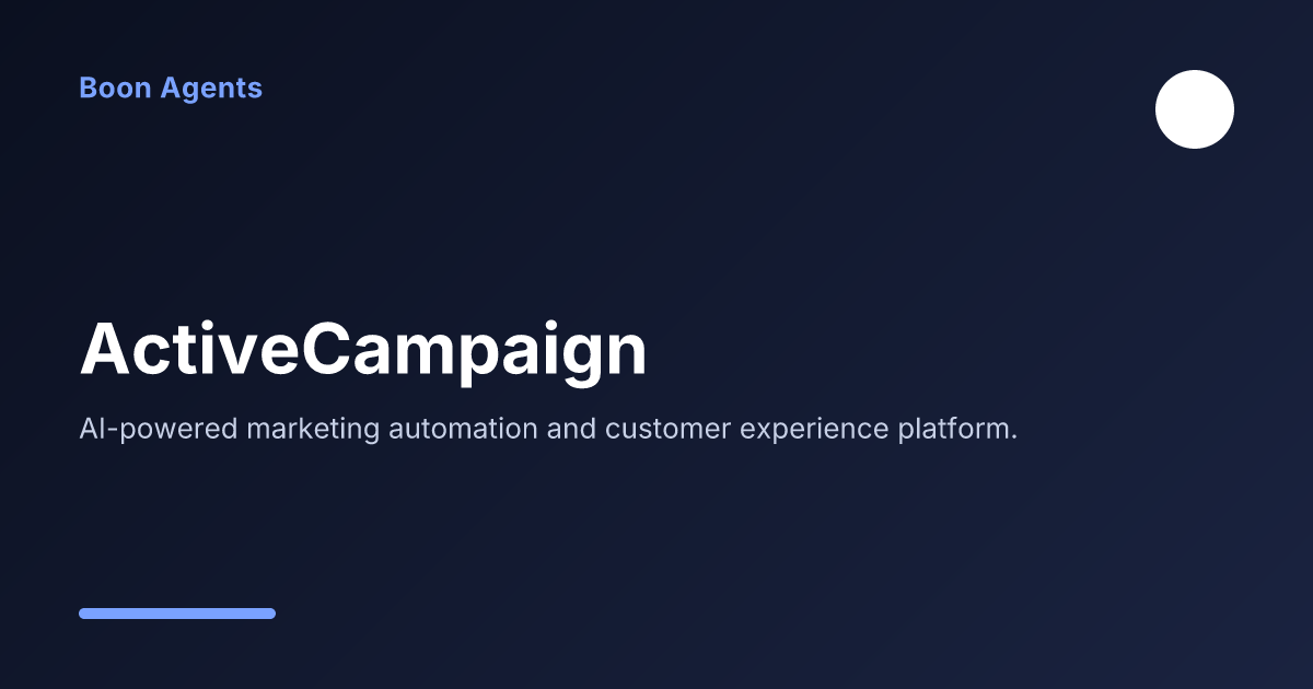 ActiveCampaign — company overview