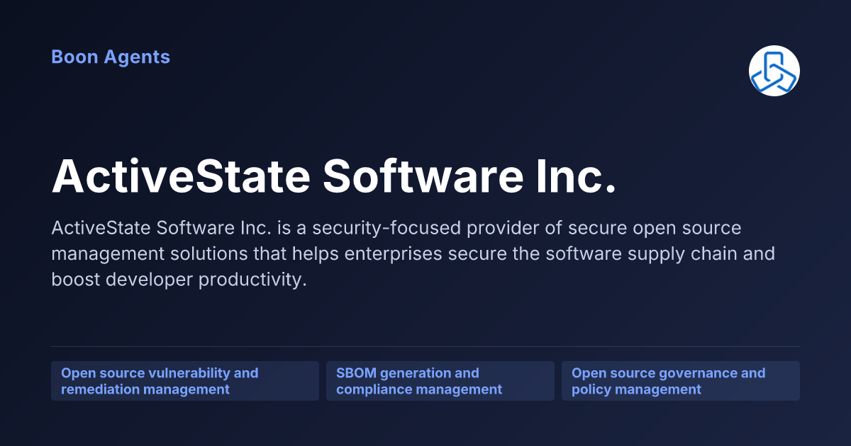 ActiveState Software Inc. — company overview