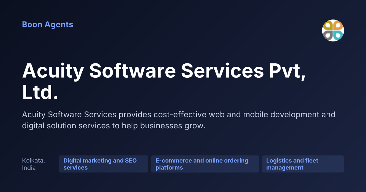 Acuity Software Services Pvt, Ltd. — company overview