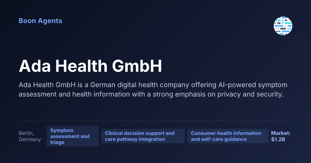 Ada Health GmbH — company overview
