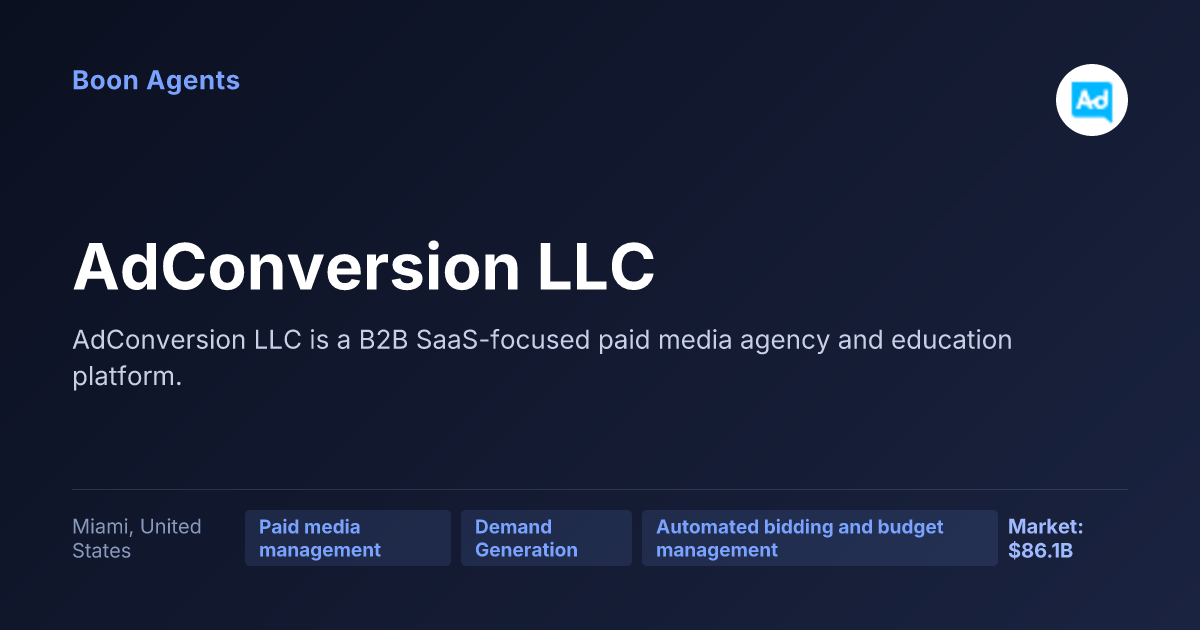AdConversion LLC — company overview