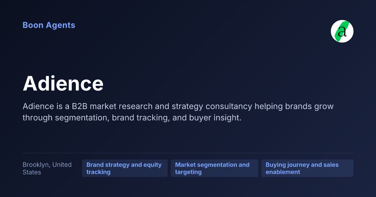 Adience — company overview