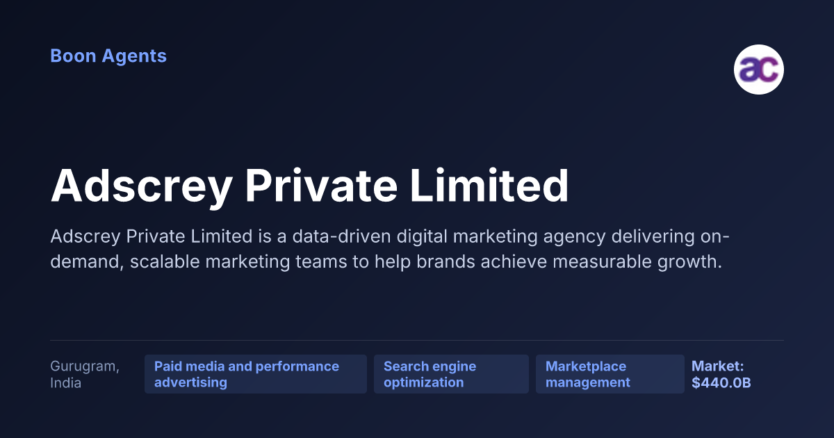 Adscrey Private Limited — company overview