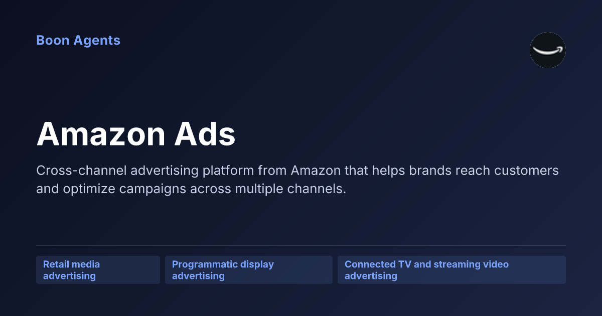 Amazon Ads — company overview