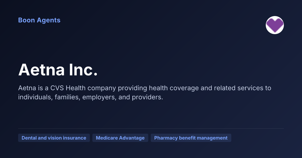Aetna Inc. — company overview