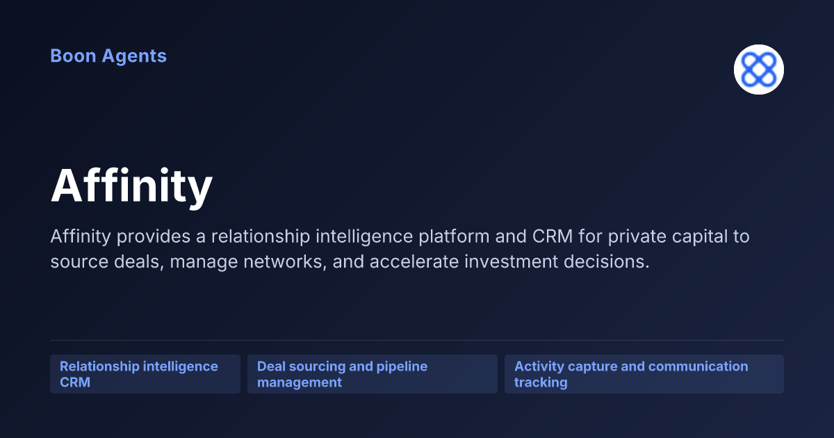 Affinity — company overview