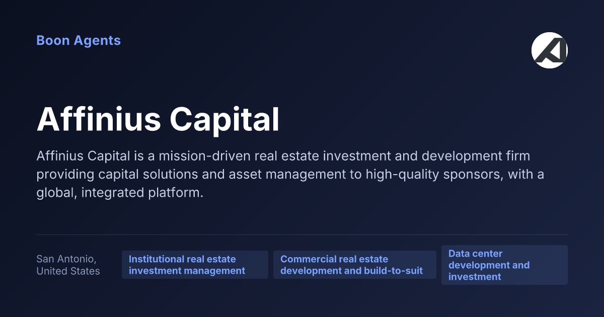 Affinius Capital — company overview