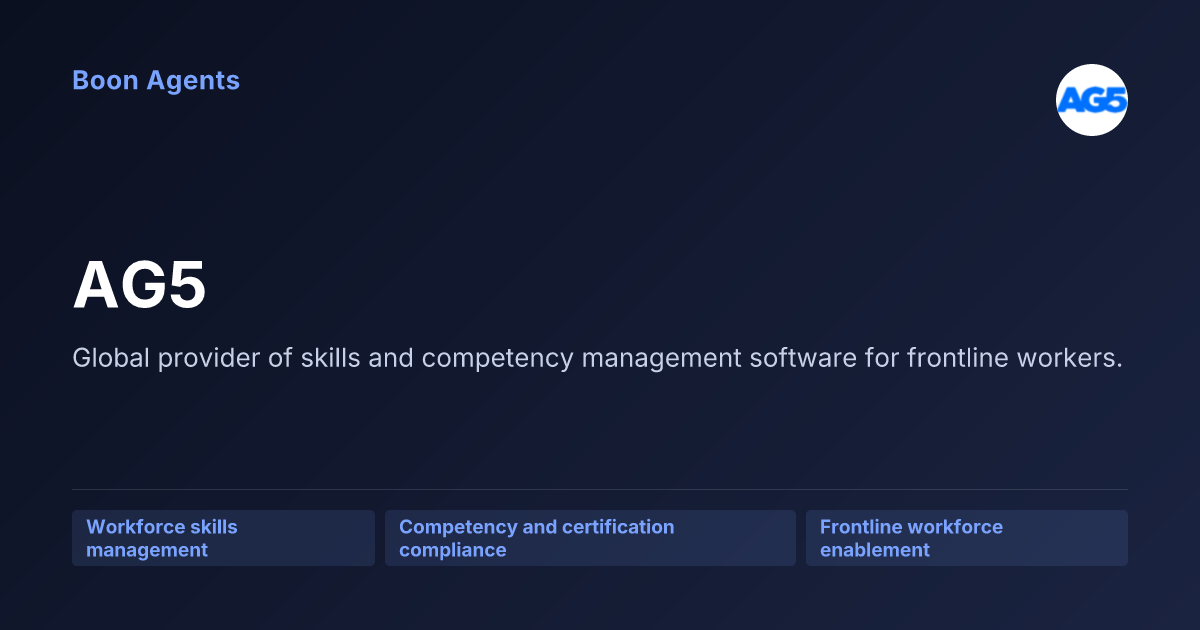 AG5 — company overview