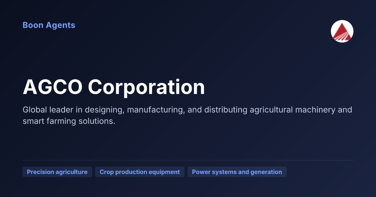 AGCO Corporation — company overview