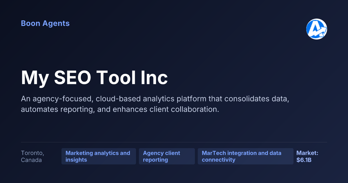 My SEO Tool Inc — company overview