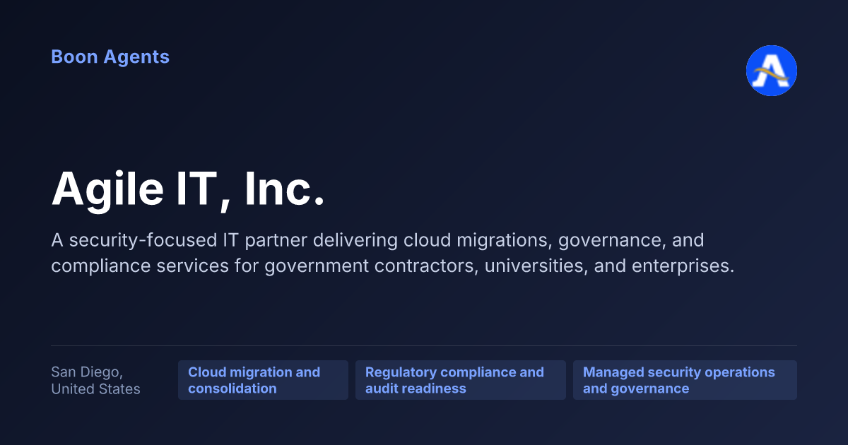 Agile IT, Inc. — company overview