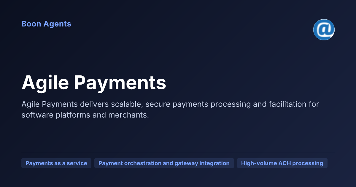 Agile Payments — company overview