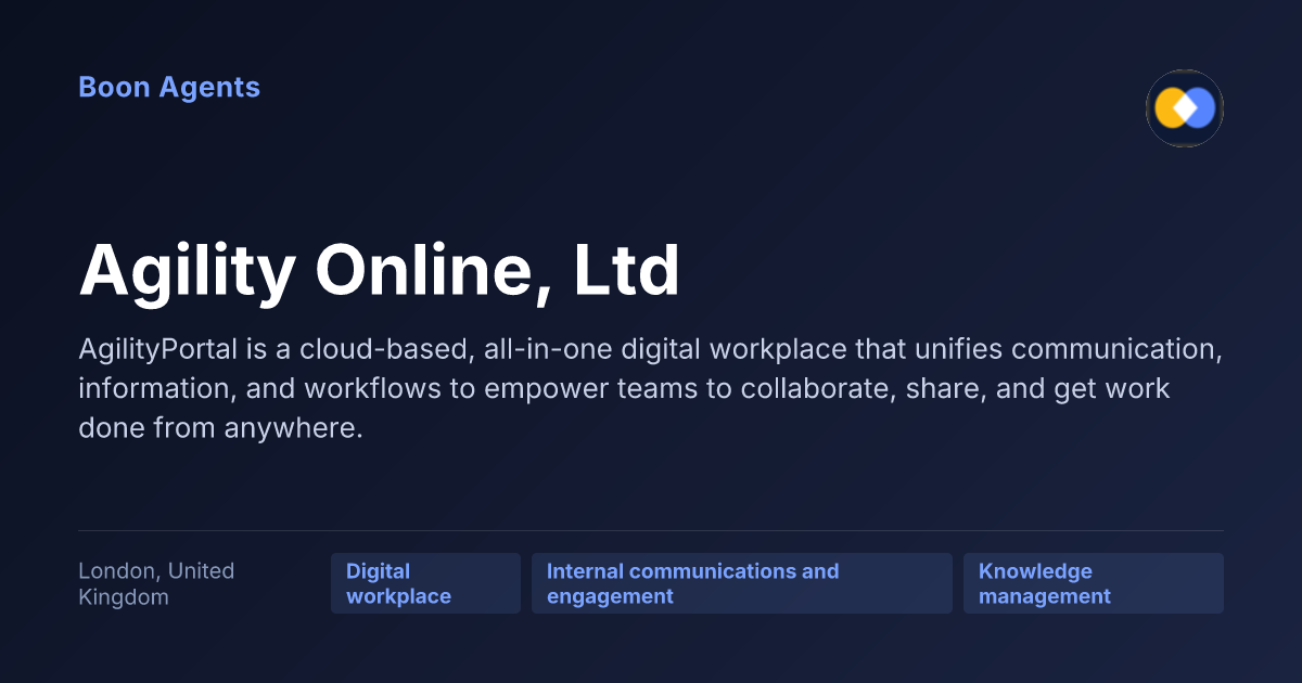 Agility Online, Ltd — company overview