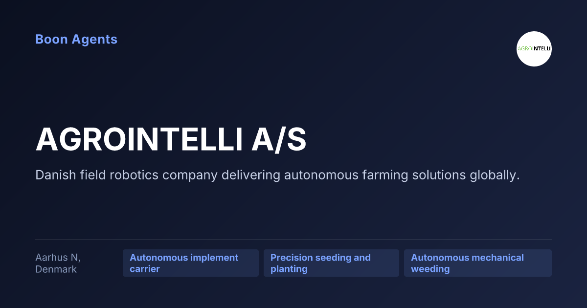 AGROINTELLI A/S — company overview