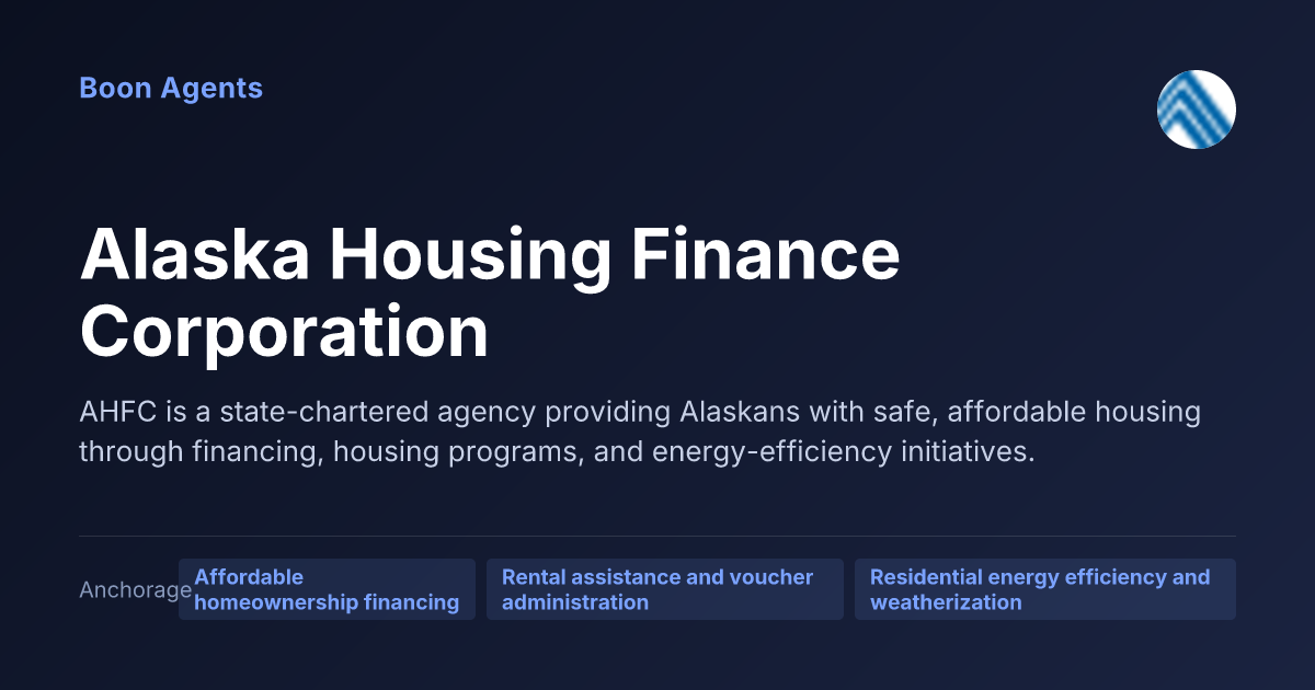 Alaska Housing Finance Corporation — company overview