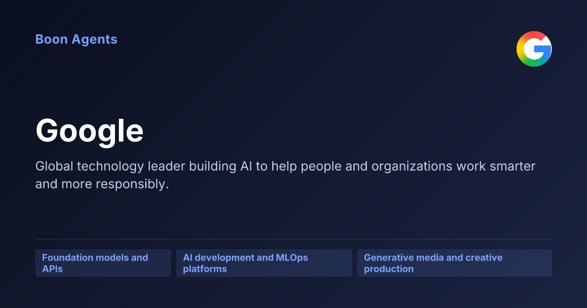 Google — company overview