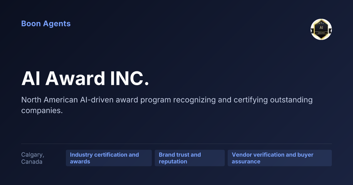 AI Award INC. — company overview
