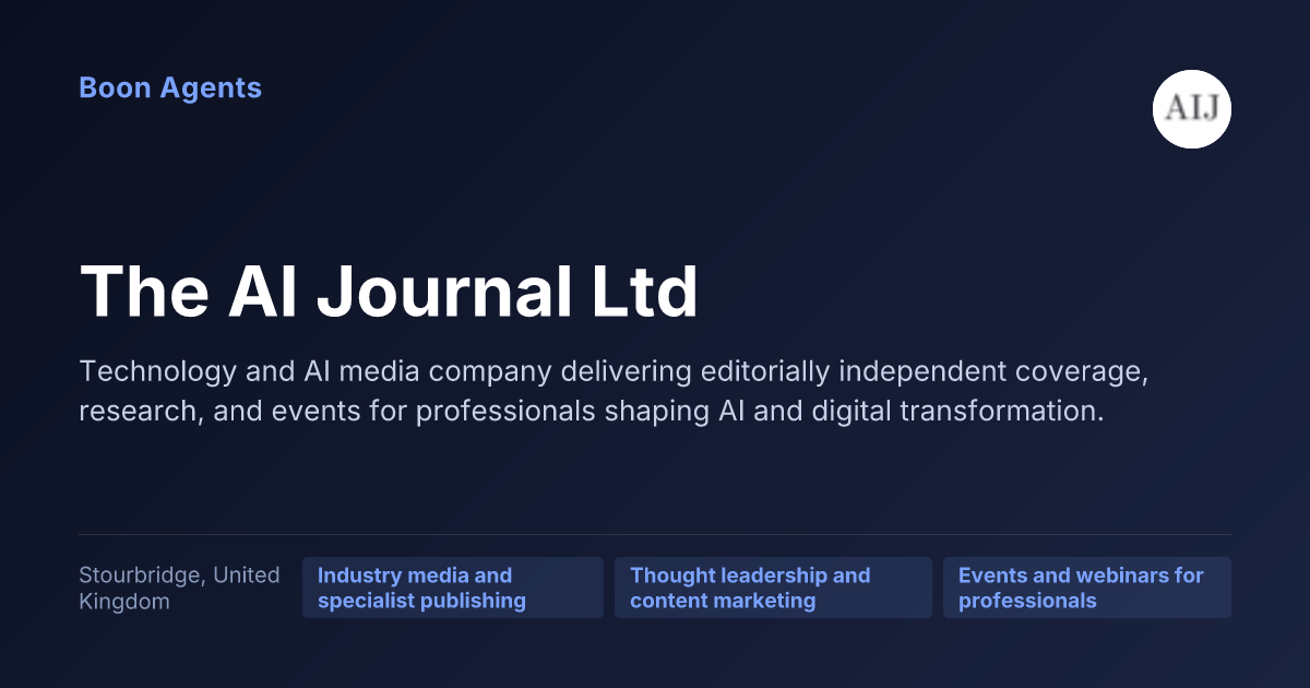 The AI Journal Ltd — company overview