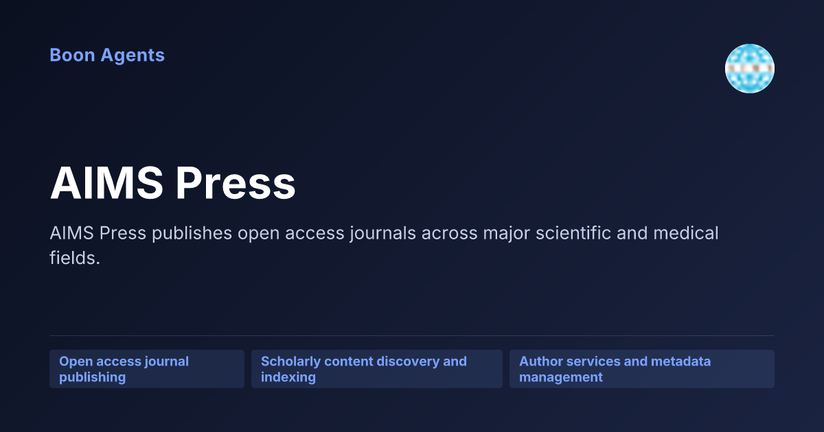 AIMS Press — company overview