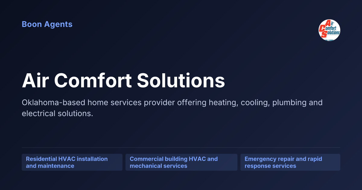 Air Comfort Solutions — company overview