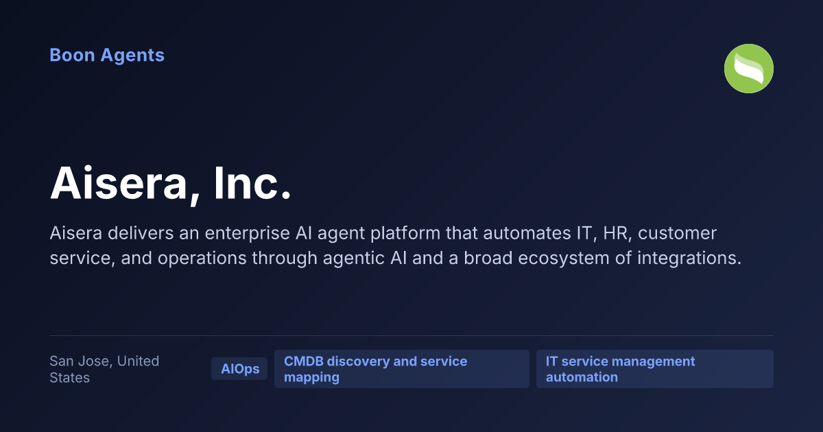 Aisera, Inc. — company overview