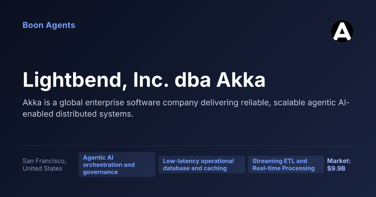 Lightbend, Inc. dba Akka — company overview