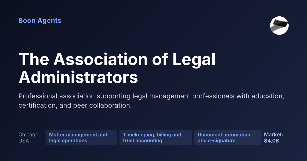 The Association of Legal Administrators — company overview