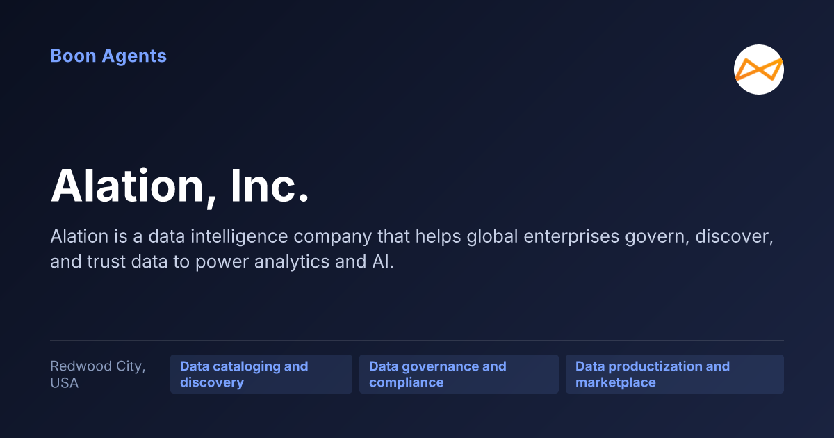 Alation, Inc. — company overview