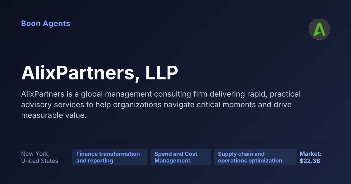 AlixPartners, LLP — company overview