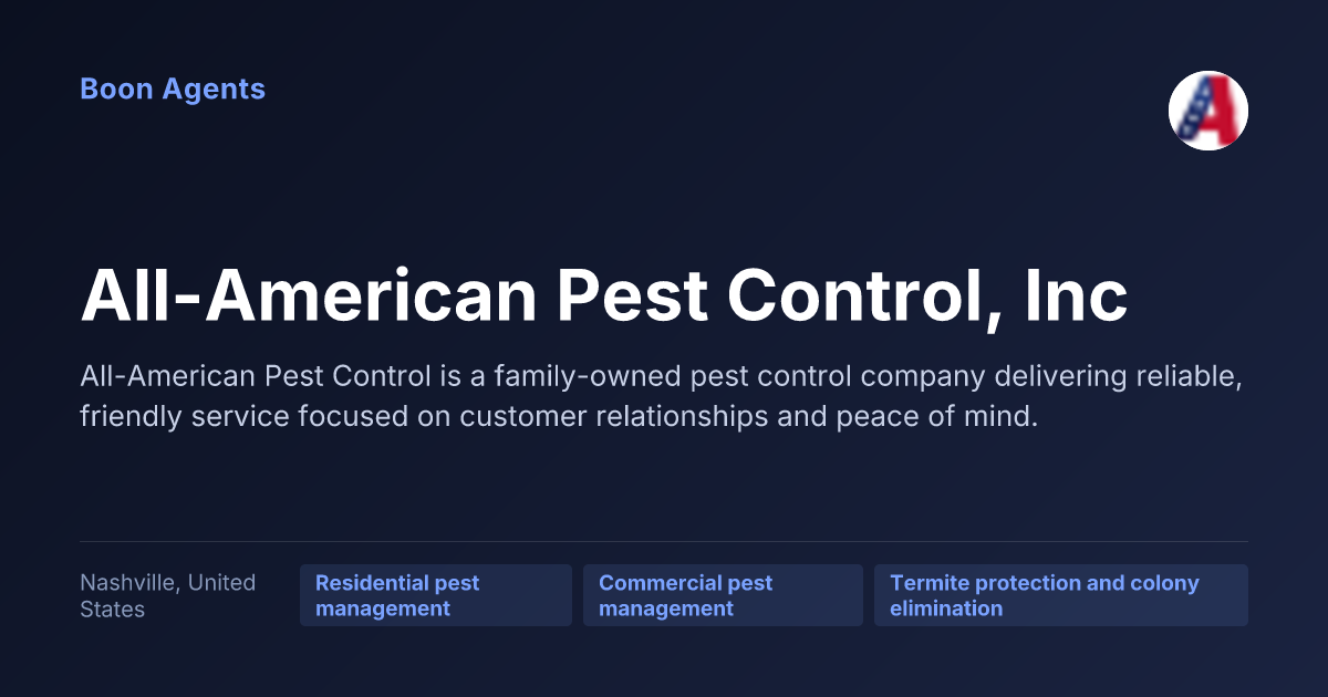 All-American Pest Control, Inc — company overview