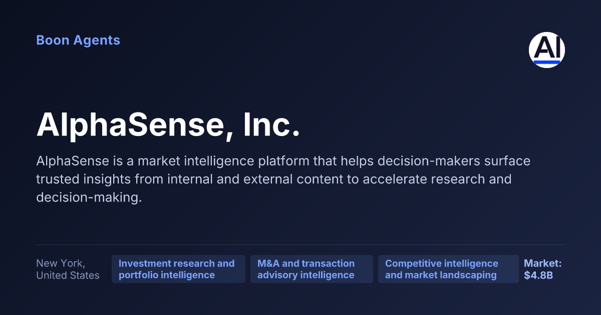 AlphaSense, Inc. — company overview